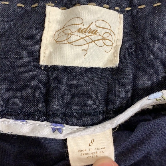 CIDRA Linen Capri pants - Picture 4 of 8